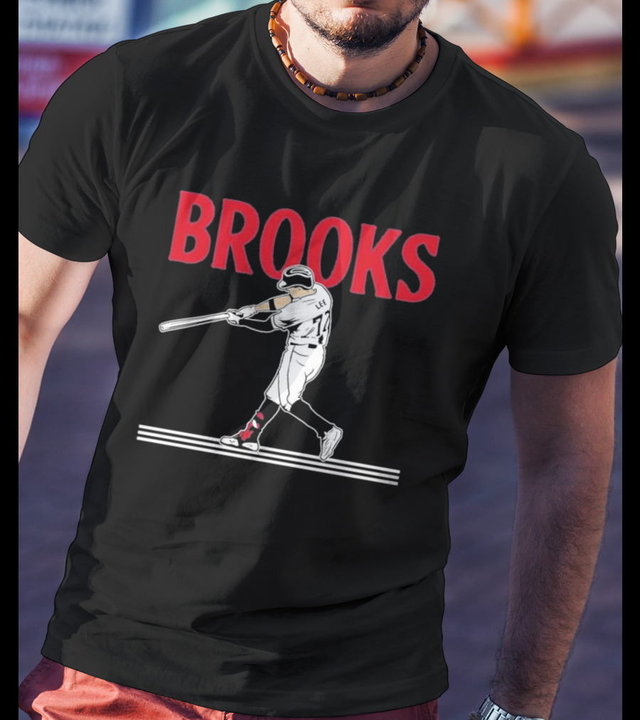 Brooks Lee Baseball Slugger Swing T-Shirt