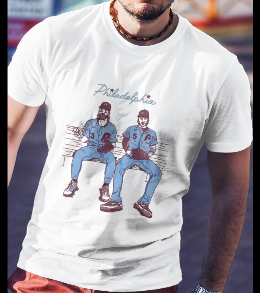Philadelphia Bryce Harper Bryson Stott Baseball Duo T-Shirt