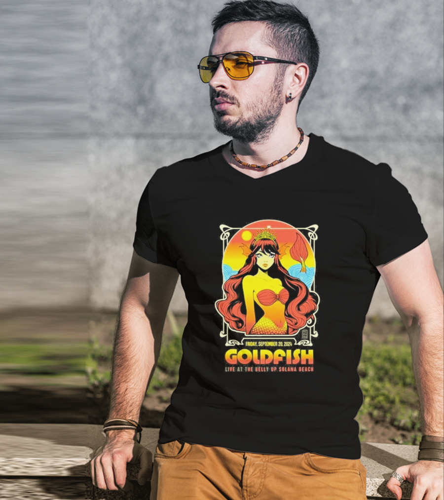 Goldfish Live At The Belly Up Solana Beach Friday September 20 T-Shirt