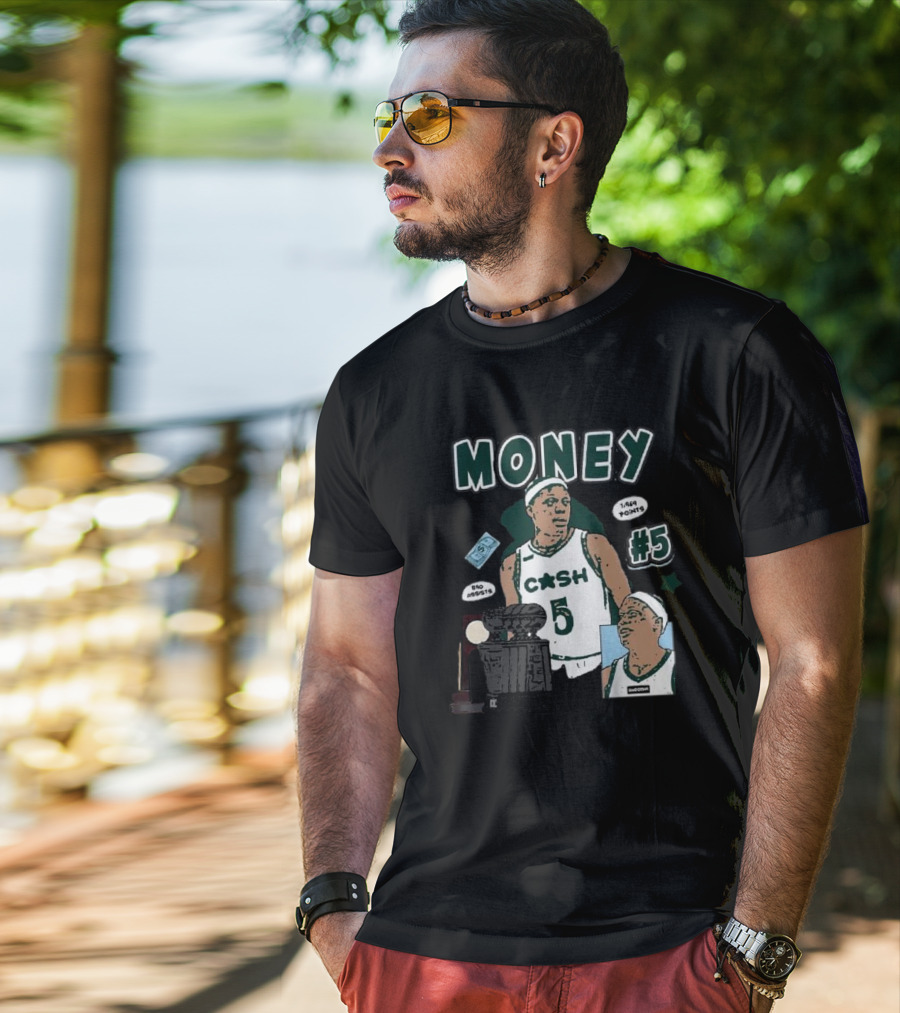 Money Cash #5 Michigan State Basketball 1,944 Points Pro Assists T-Shirt