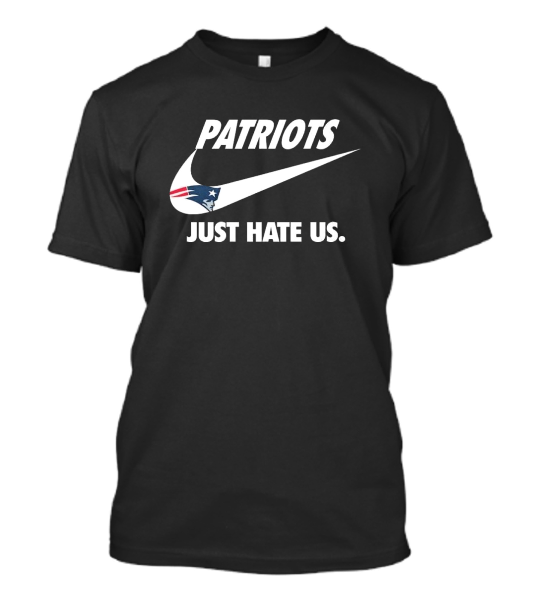 Patriots Just Hate Us Logo New England Football Team T-Shirt