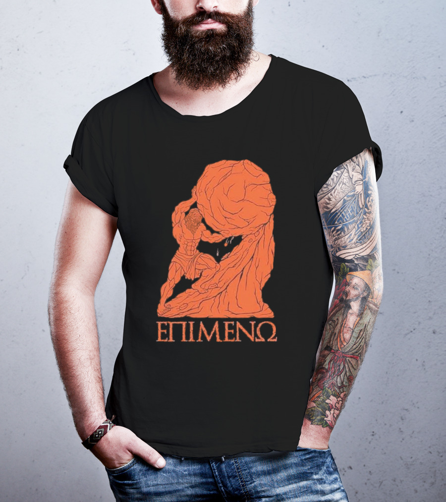 Raskolapparel Sisyphus Greek Mythology EPIMENΩ T-Shirt