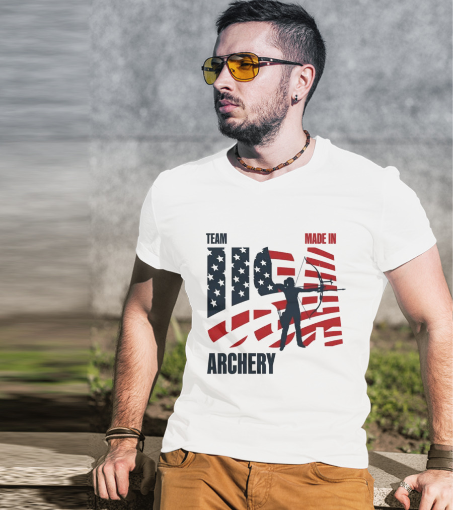 Team USA Archery Made In Olympic T-Shirt
