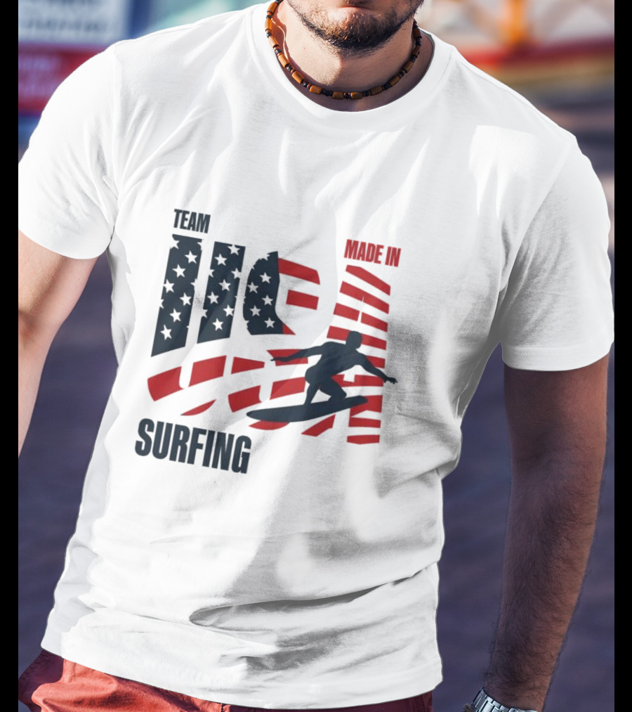 Team USA Surfing Made In Olympic T-Shirt