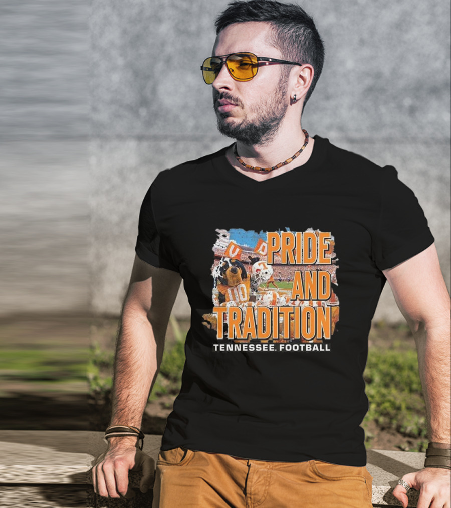 Tennessee Football Pride And Tradition Vols Stadium T-Shirt