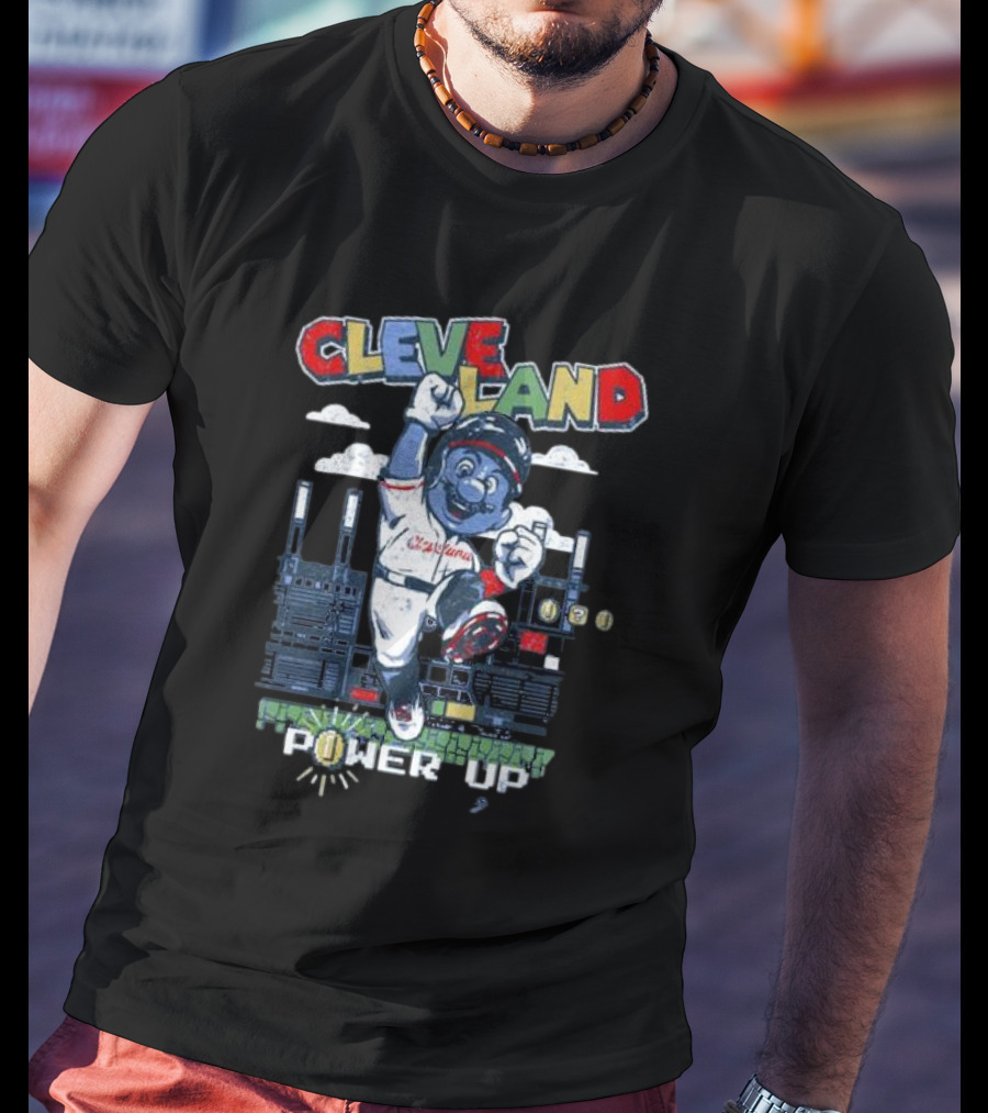 Cleveland Baseball Power-up Stadium Hero T-Shirt