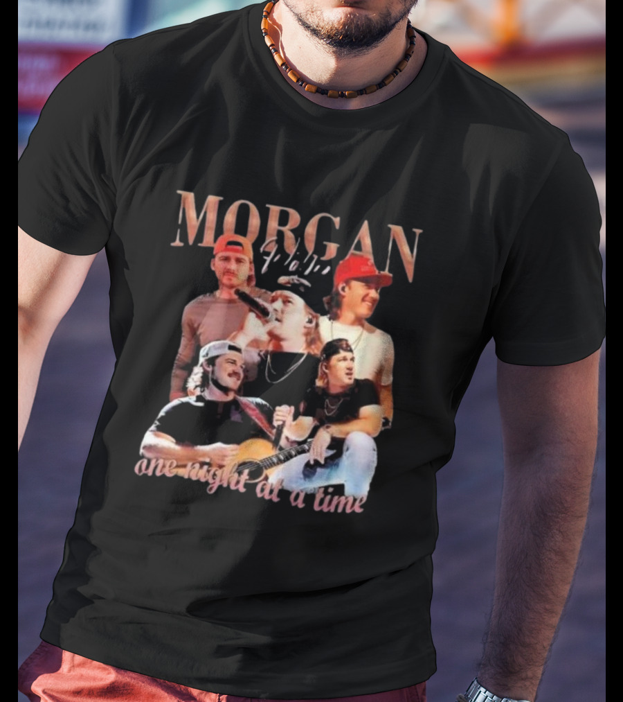 Morgan Wallen One Night At A Time Live Performance Montage T-Shirt
