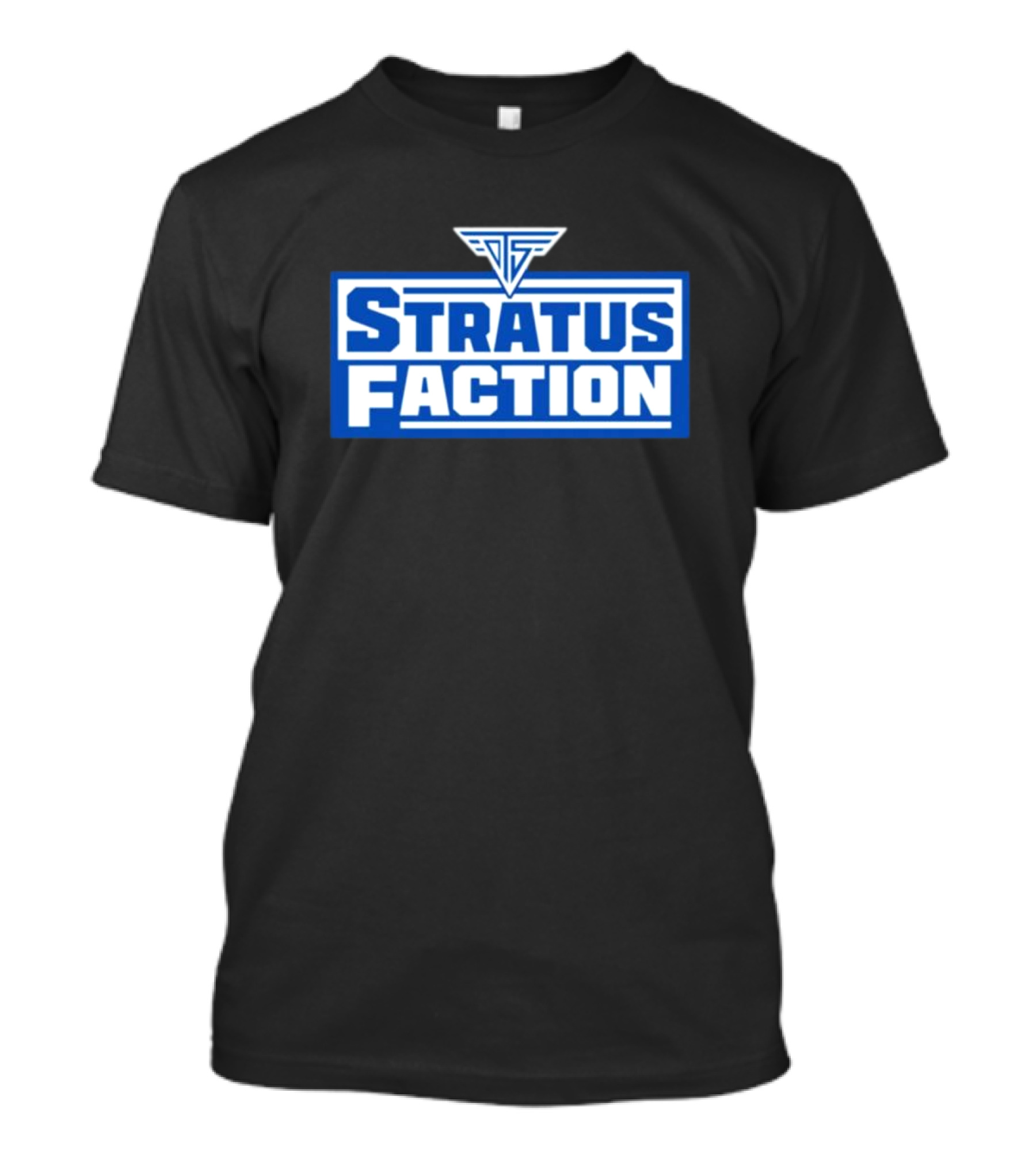 Trishstratus Stratus Faction Logo Blue And White T-Shirt