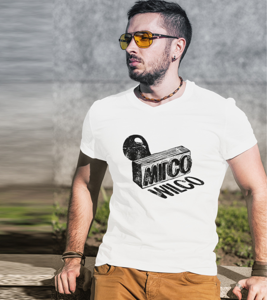 Wilco Stamp Rubber Ink Block T-Shirt