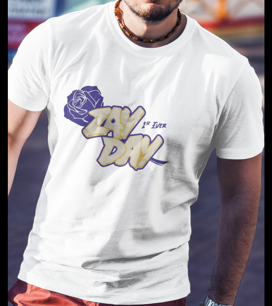 Zay Day 1St Ever Blue Rose T-Shirt