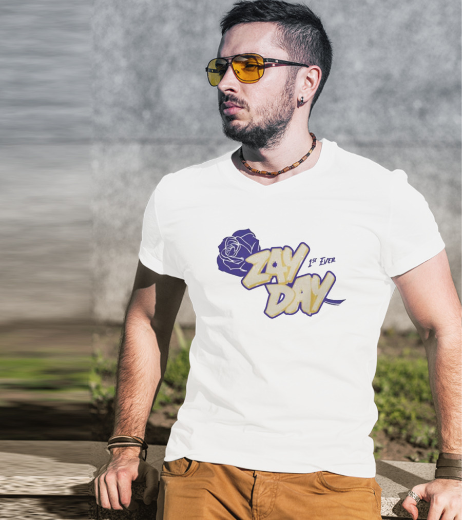 Zay Day 1St Ever Blue Rose T-Shirt