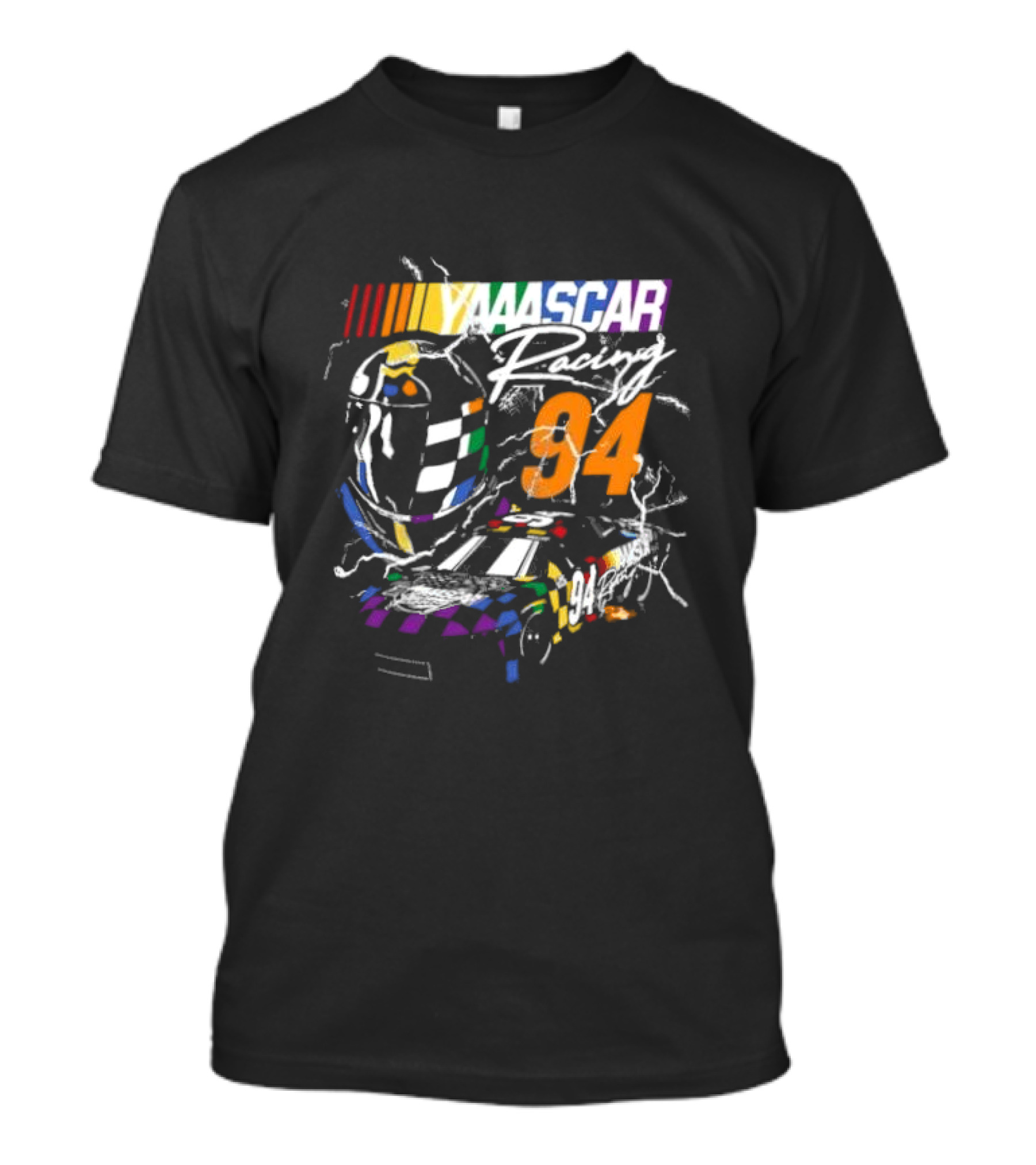 YAAASCAR Racing 94 NASCAR Checkered Flag Sports T-Shirt
