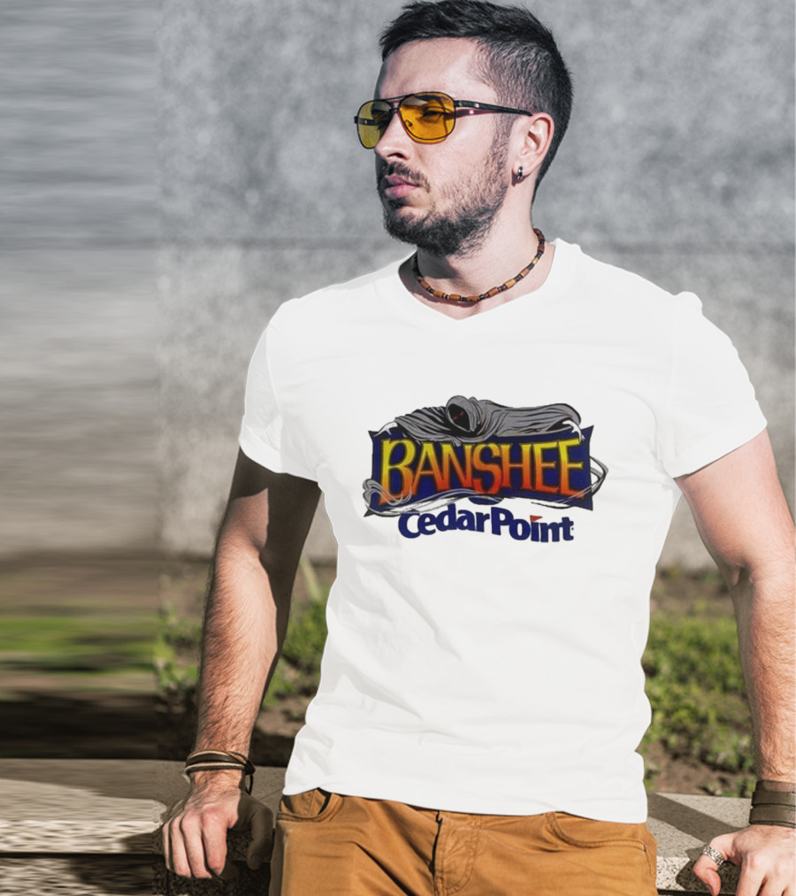 Banshee 1996 CedarPoint Vintage T-Shirt