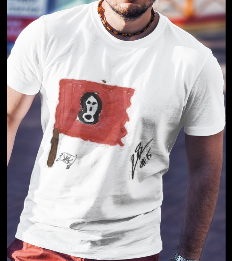 Jalen McMillan Tampa Bay Buccaneers Rookie Ash Paint Tri-Blend T-Shirt