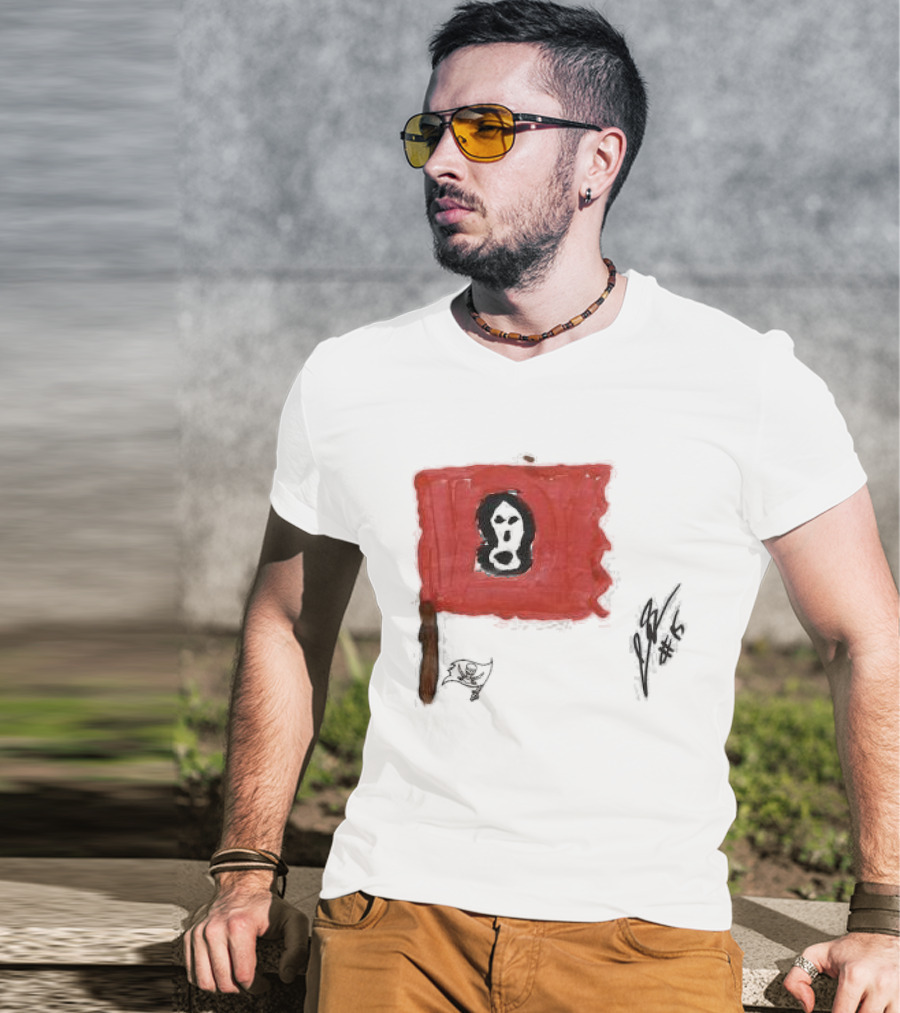 Jalen McMillan Tampa Bay Buccaneers Rookie Ash Paint Tri-Blend T-Shirt