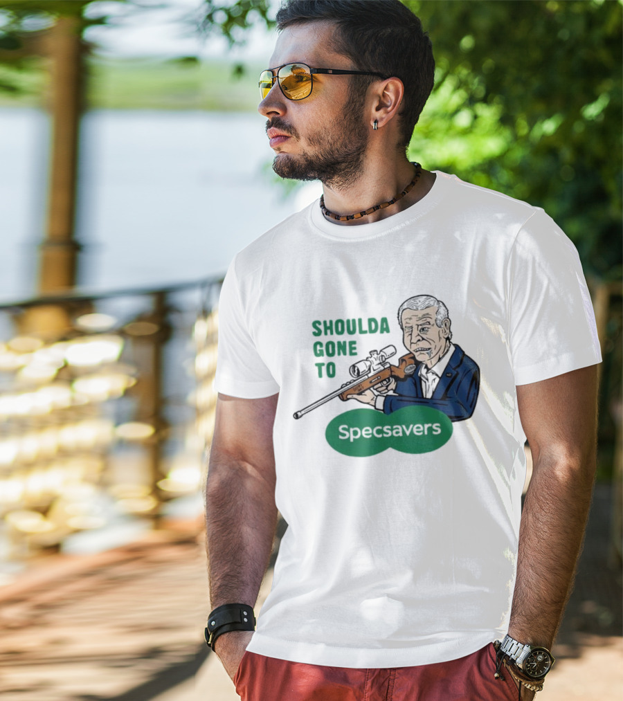Shoulda Gone To Specsavers Joe Snipen Sniper T-Shirt