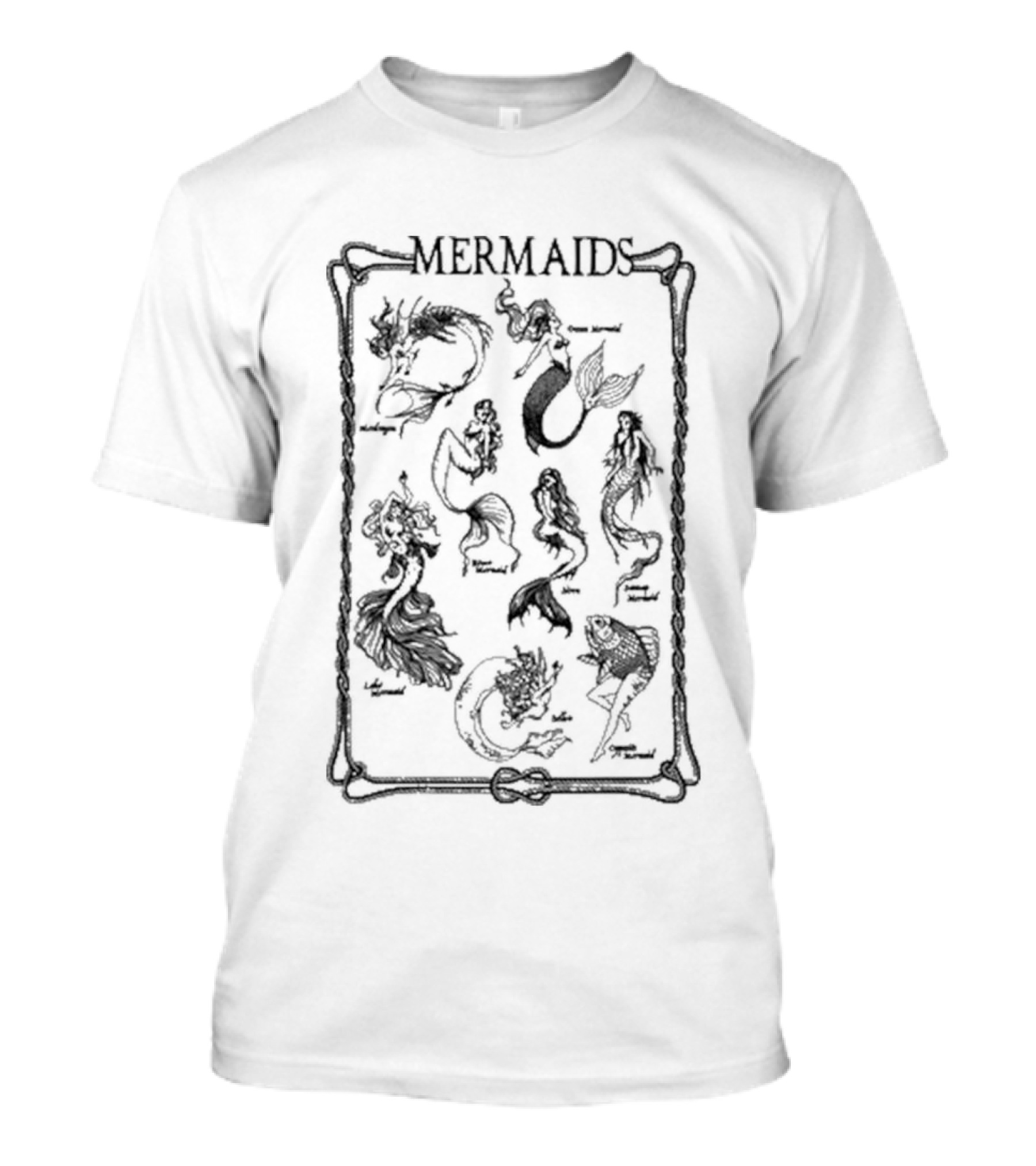 Lostoceanswim Mermaid Variants Ocean Creatures Siren Lore T-Shirt