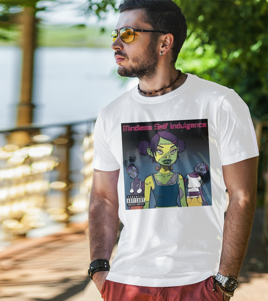 Mindless Self Indulgence Explicit Content Animated Zombie Characters T-Shirt