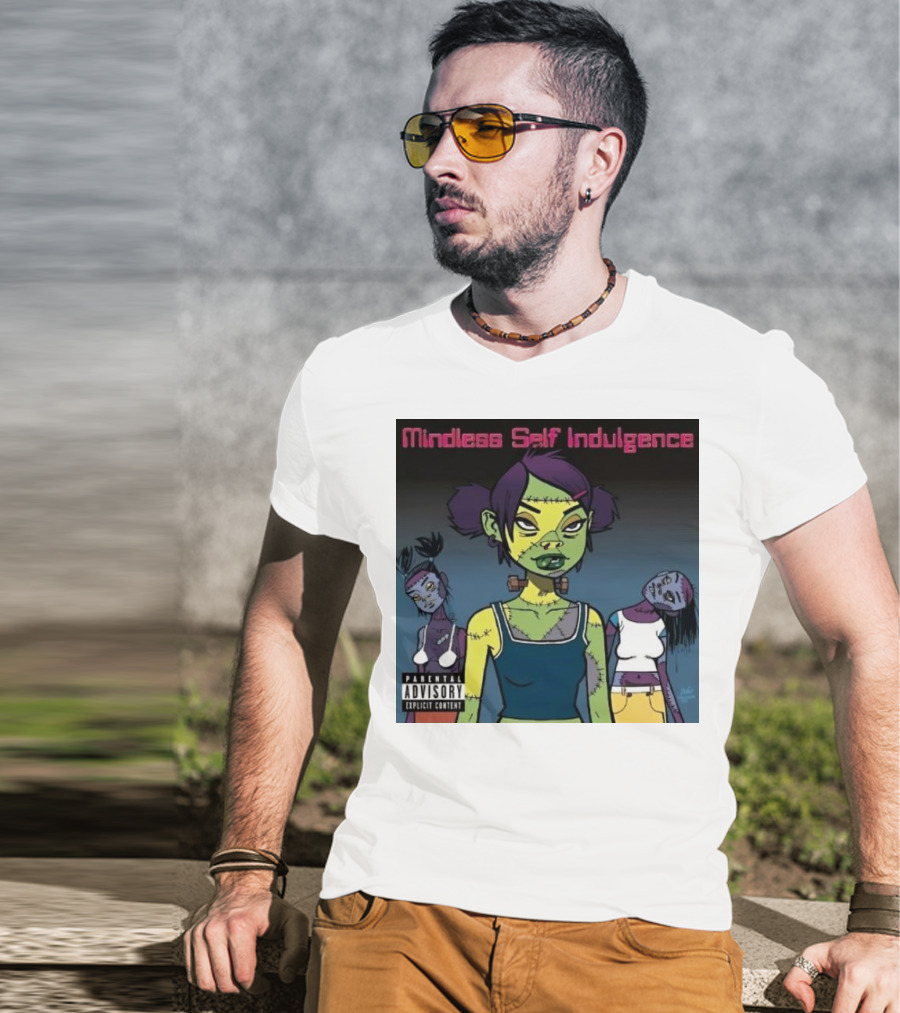Mindless Self Indulgence Explicit Content Animated Zombie Characters T-Shirt
