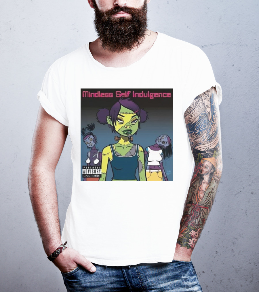 Mindless Self Indulgence Explicit Content Animated Zombie Characters T-Shirt