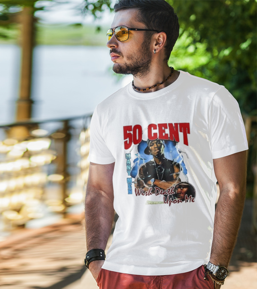 50 Cent Many Men Wish Death Upon Me Money By Monday T-Shirt