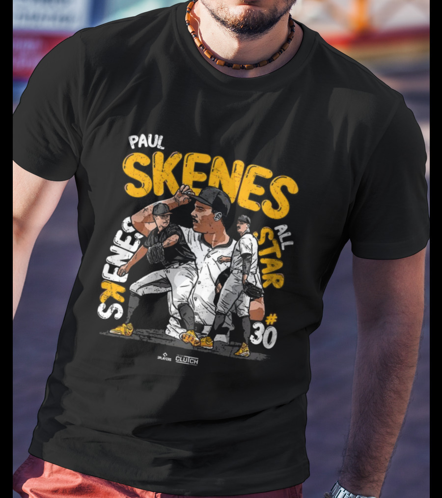 Paul Skenes All-Star #30 Clutch Players Baseball T-Shirt