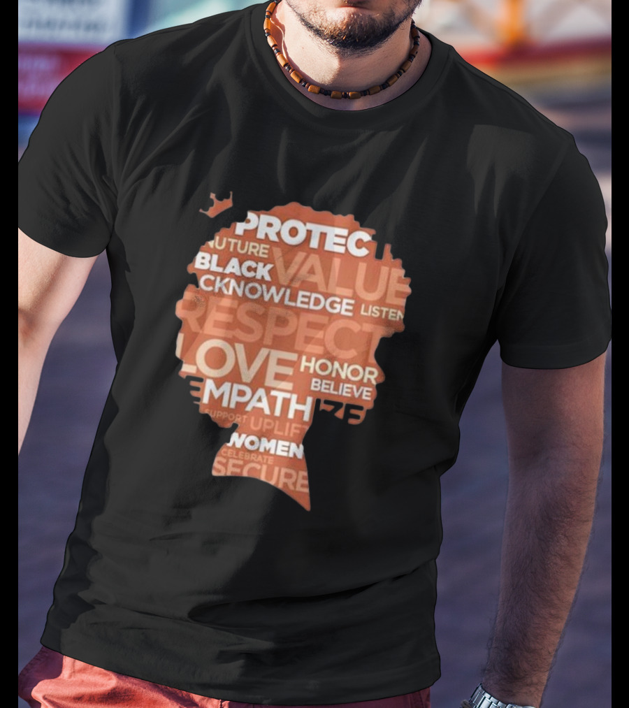 Ryan Clark Respect Love Honor Believe Protect Black Value Acknowledge Listen Empathize Women T-Shirt