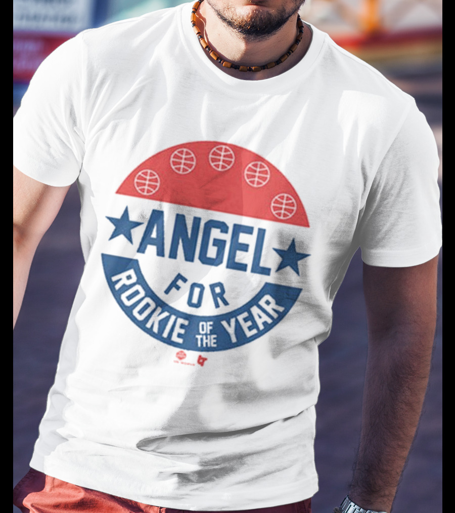 Angel Reese Basketball Icon With Stars And Rookie Of The Year Message T-Shirt