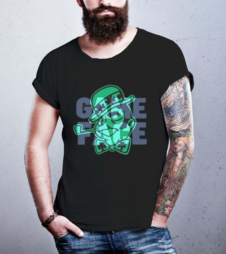 Celtics Game Face 7 Lucky Leprechaun T-Shirt
