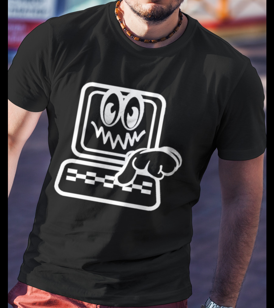 Pc Music Iconic Retro Computer Character T-Shirt