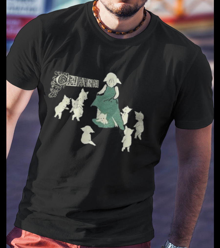 Bbroosk Clairo Charm Pig With Dancing Pigs And Girl T-Shirt