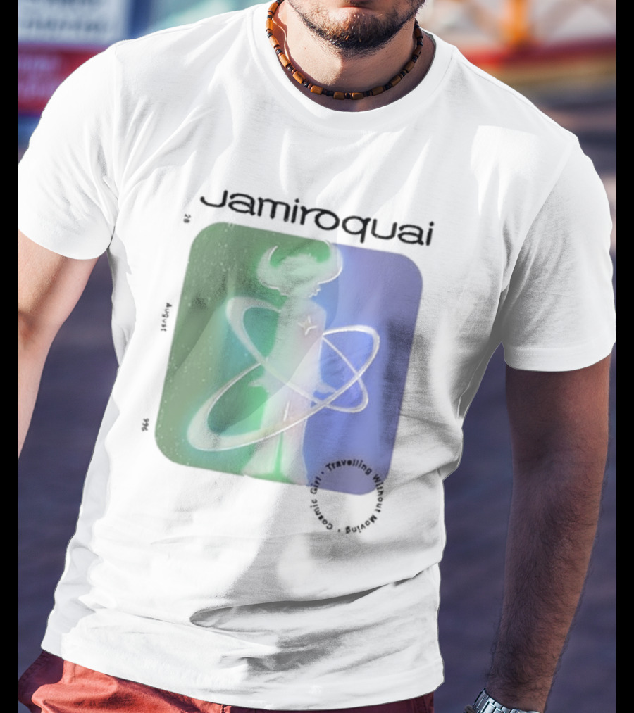 Jamiroquai Cosmic Being Travelling Without Moving August 29 96 T-Shirt