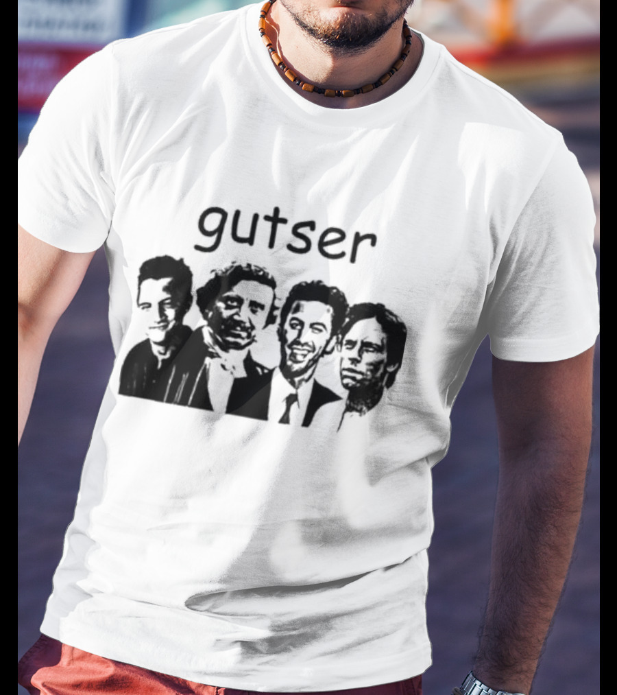 Guster Band Bootleg Gutser Seinfeld Faces T-Shirt
