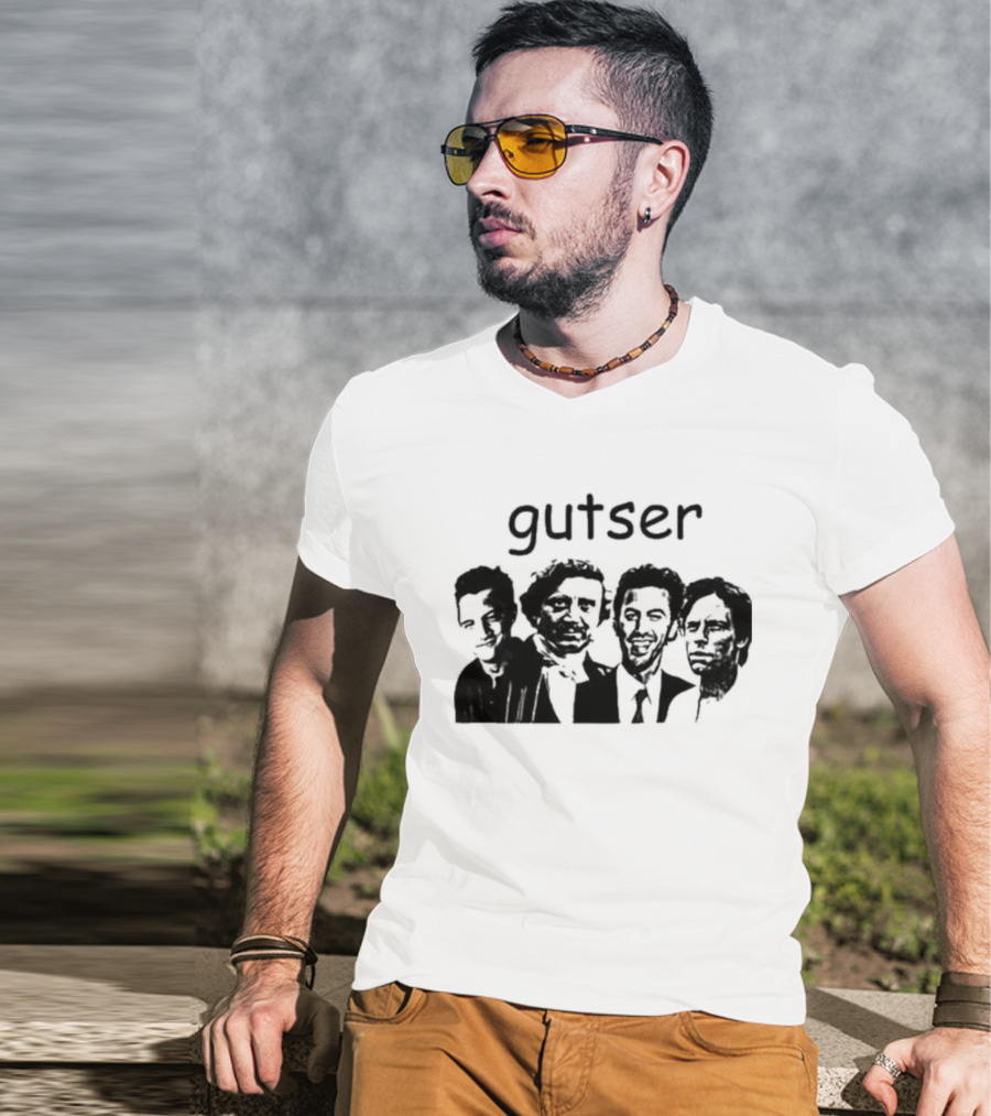 Guster Band Bootleg Gutser Seinfeld Faces T-Shirt