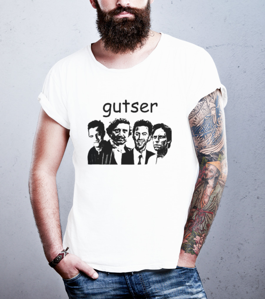 Guster Band Bootleg Gutser Seinfeld Faces T-Shirt