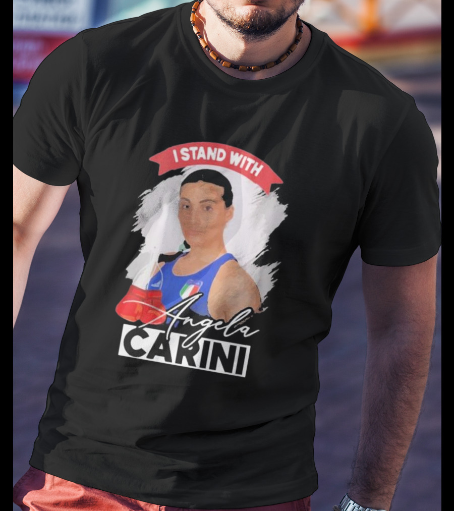 I Stand With Angela Carini Boxing Champion T-Shirt
