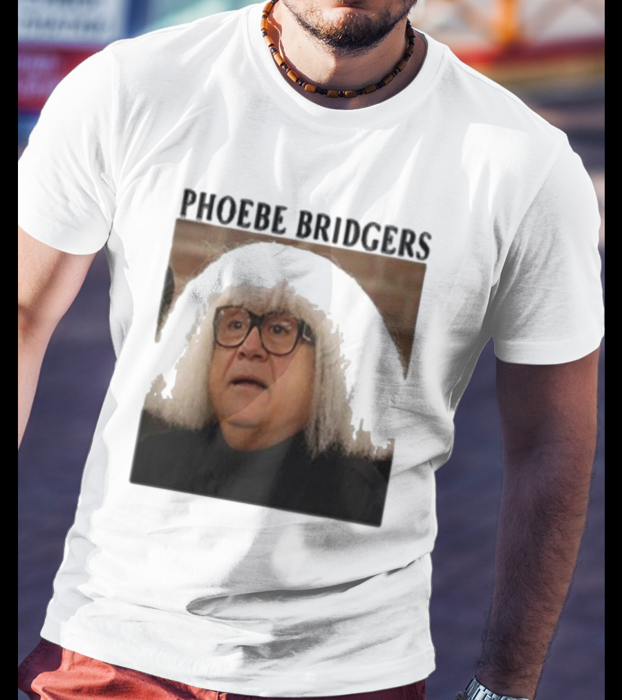 Phoebe Bridgers Meme Parody Featuring Iconic Character With Wig And Glasses T-Shirt