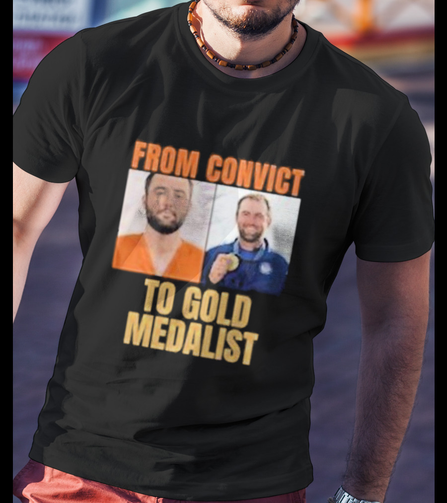 From Convict To Gold Medalist: Scottie Scheffler Transformation T-Shirt