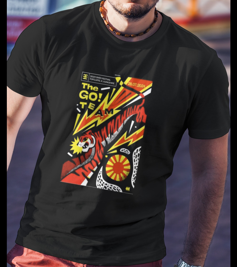 The Go Team Live At Deer Shed Festival Topcliffe Yorkshire July 28 T-Shirt