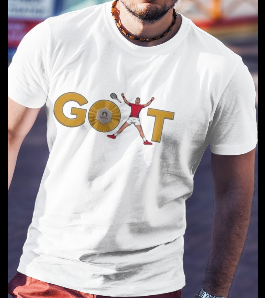 Arena Cases GOAT Djokovic Victory T-Shirt