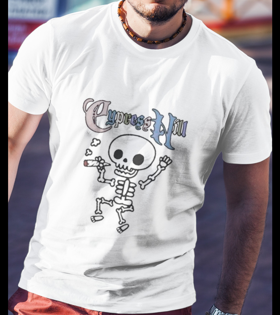 Cypress Hill Solomon Skeleton Smoking Bone T-Shirt