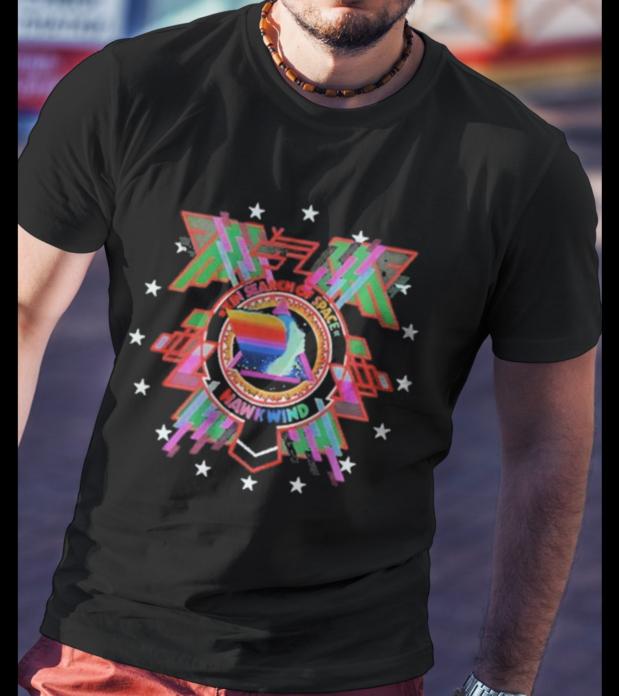 Hawkwind In Search Of Space Psychedelic Star Geometry T-Shirt