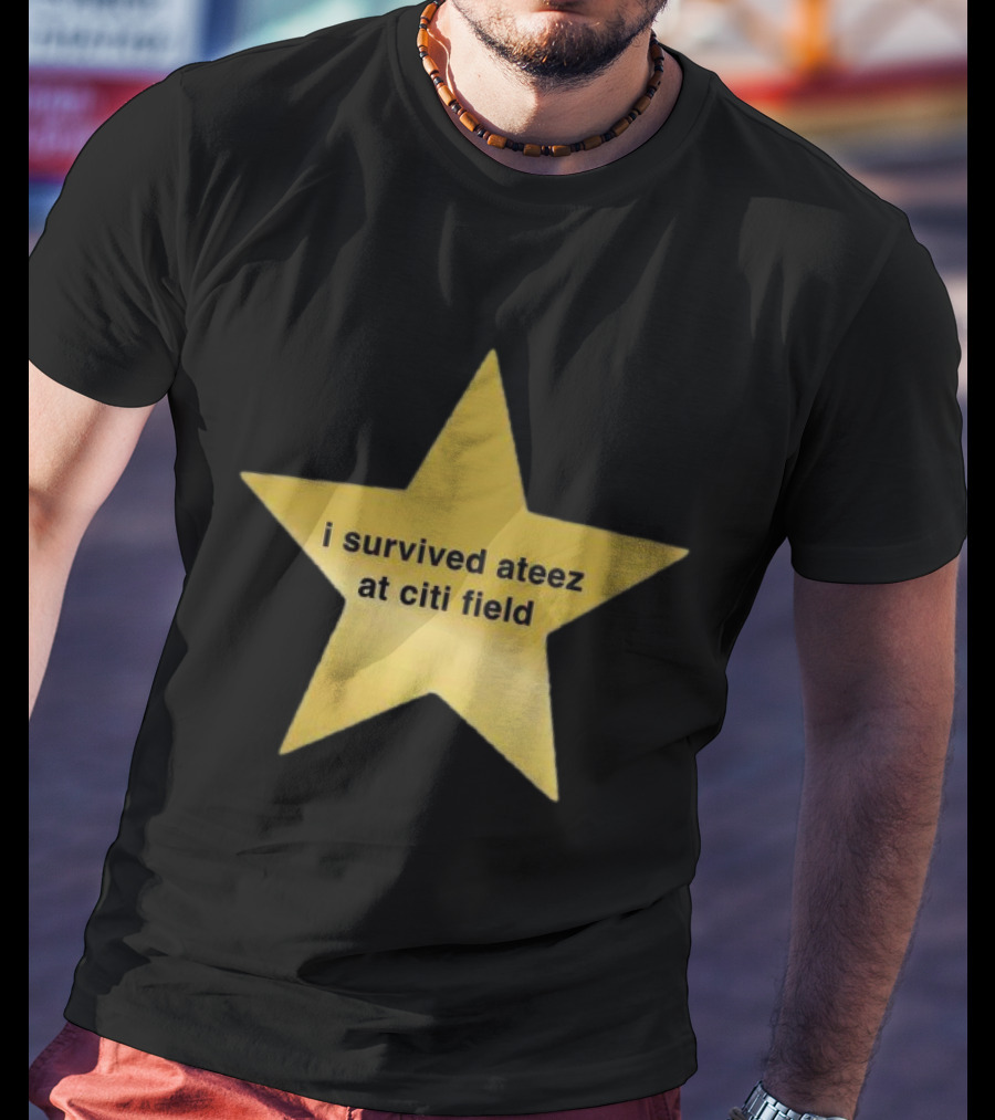 I Survived Ateez At Citi Field Star Fan Experience Event T-Shirt