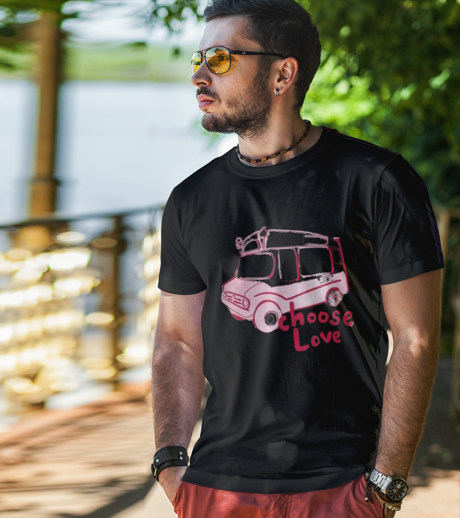 Choose Love Ice Cream Van T-Shirt