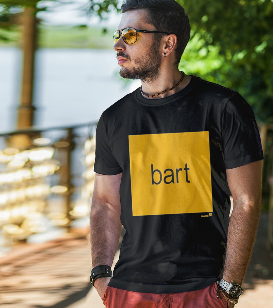 Bart Slayer Brat Yellow Square T-Shirt