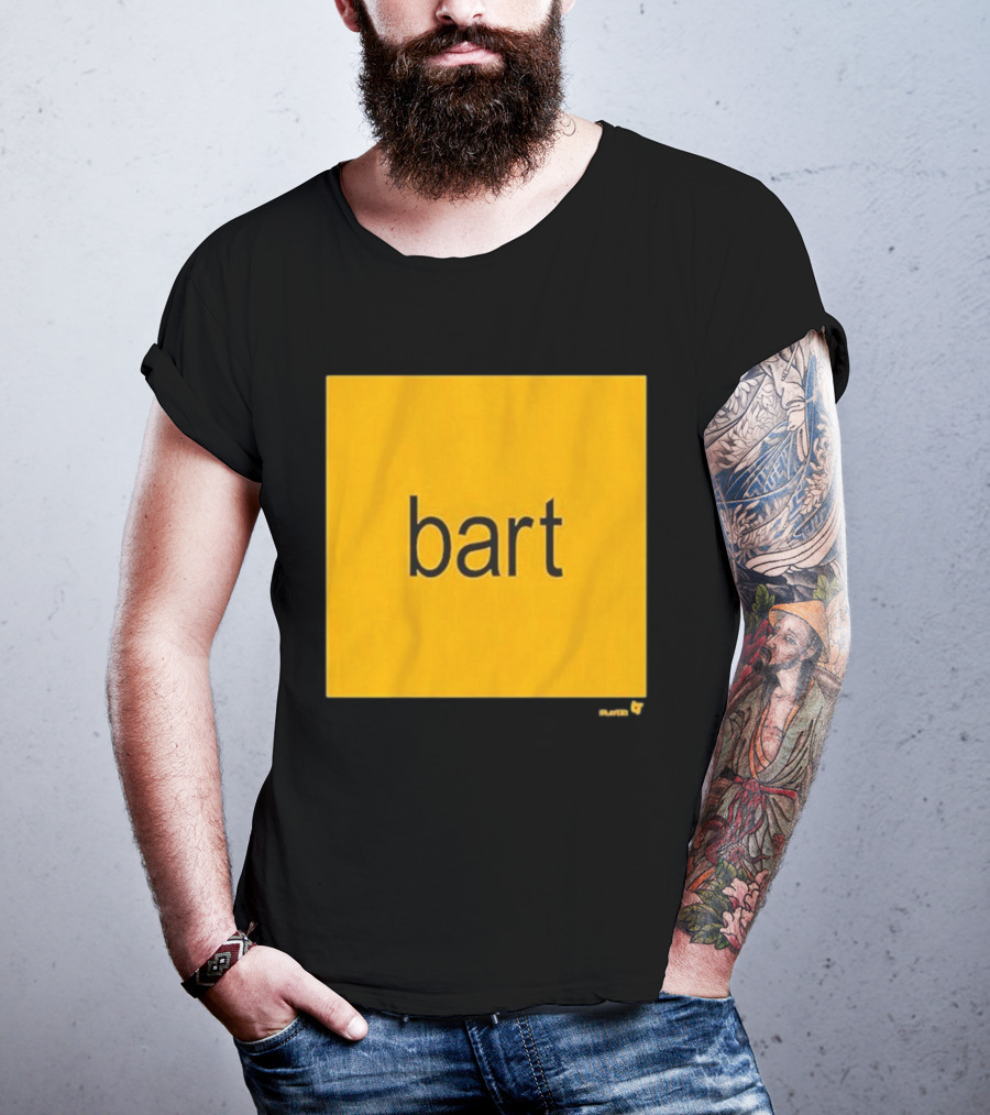 Bart Slayer Brat Yellow Square T-Shirt