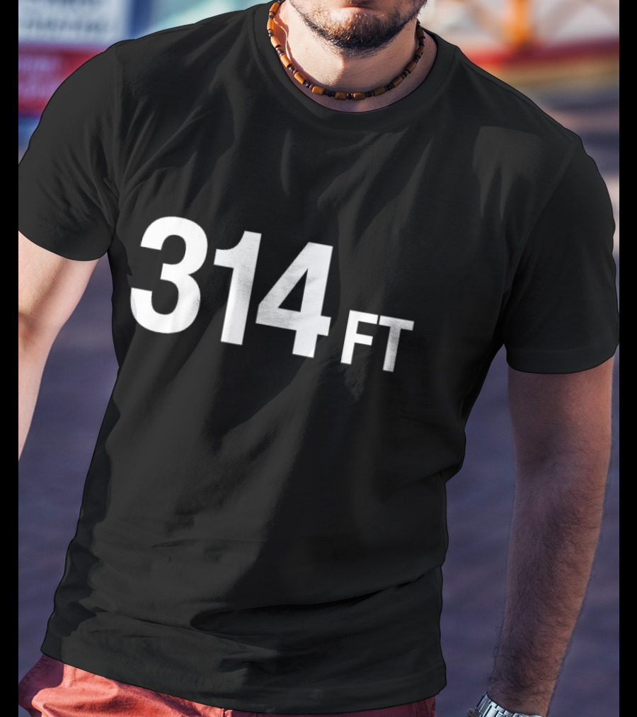 314 Ft Pi Day Math Joke T-Shirt