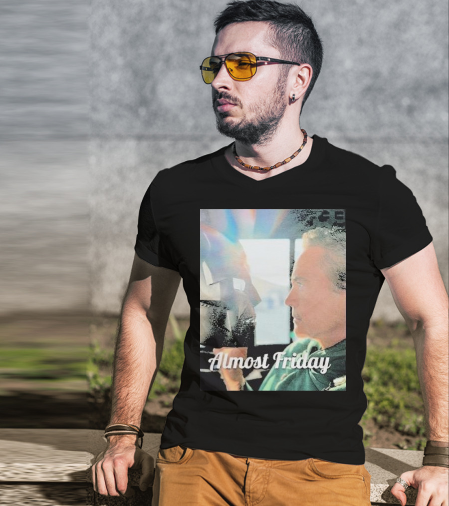 Almost Friday Downey Marvel Mask Face Off T-Shirt