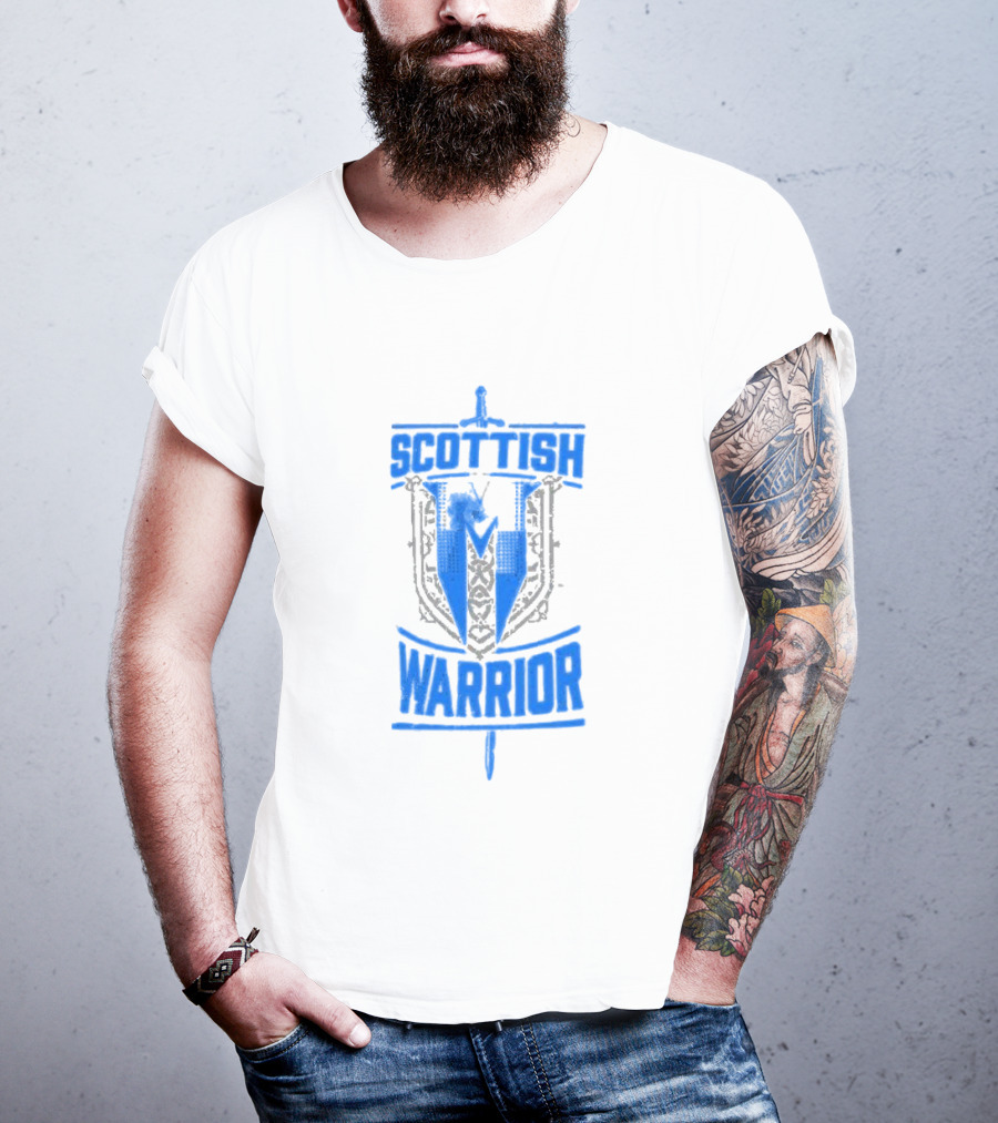 Drew Mcintyre Scottish Warrior Sword And Castle T-Shirt