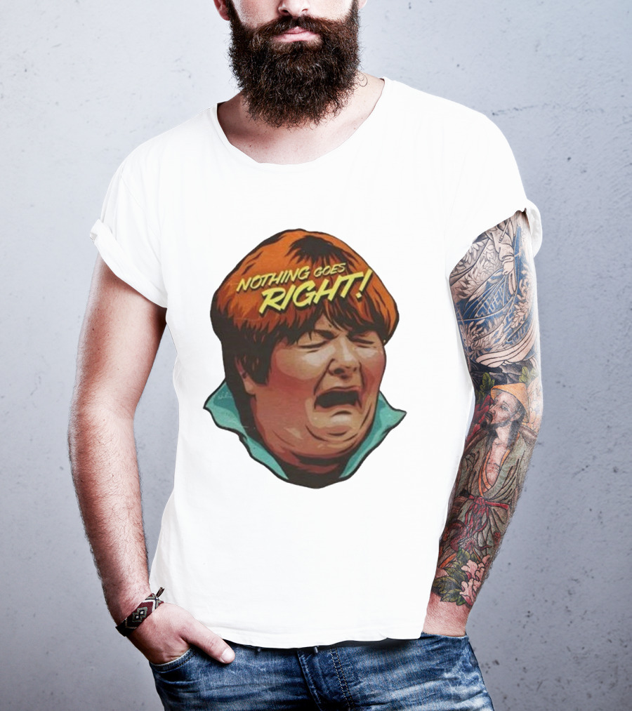 Nordacious Nothing Goes Right Scream Face T-Shirt